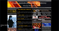 Desktop Screenshot of musicosmonterrey.com