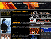 Tablet Screenshot of musicosmonterrey.com